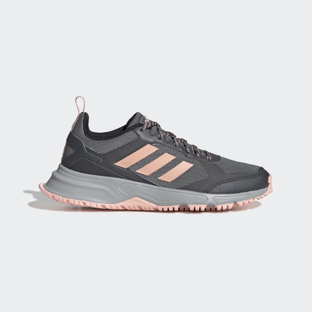 Adidas Women's Rockadia Trail 3 Running Shoes Grey/Pink/Grey Ireland EG2523